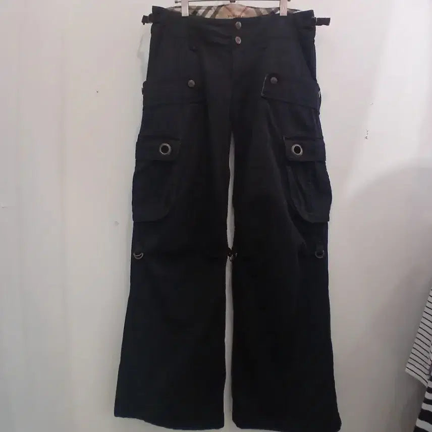 [BUNJANG] Burberry Blue Label Y2K Archive Wide Cargo Pants / 버버리 블루라벨 Y2K아카이브 와이드카고팬츠
