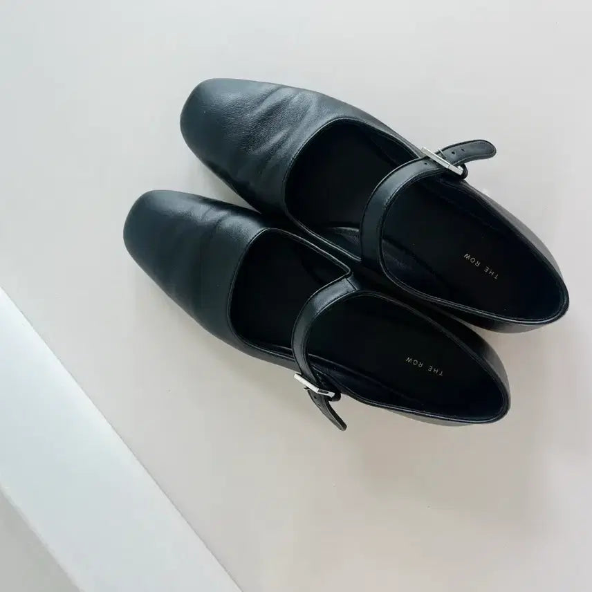 [BUNJANG] The Row Ava Mary Jane Flats Black Leather Size 37 / The Row Ava 더로우 아바 메리제인 플랫슈즈