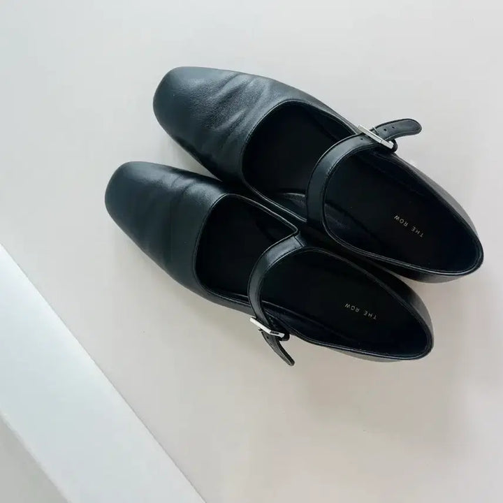 [BUNJANG] The Row Ava Mary Jane Flats Black Leather Size 37 / The Row Ava 더로우 아바 메리제인 플랫슈즈