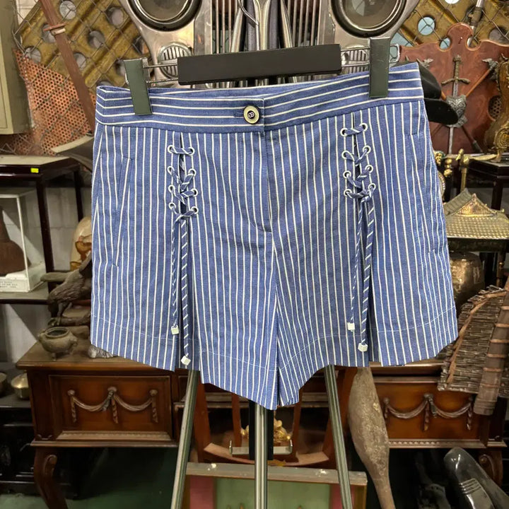 [BUNJANG] EGOIST Striped Shorts / 에고이스트(EGOIST)스트라이프 반바지 숏팬츠