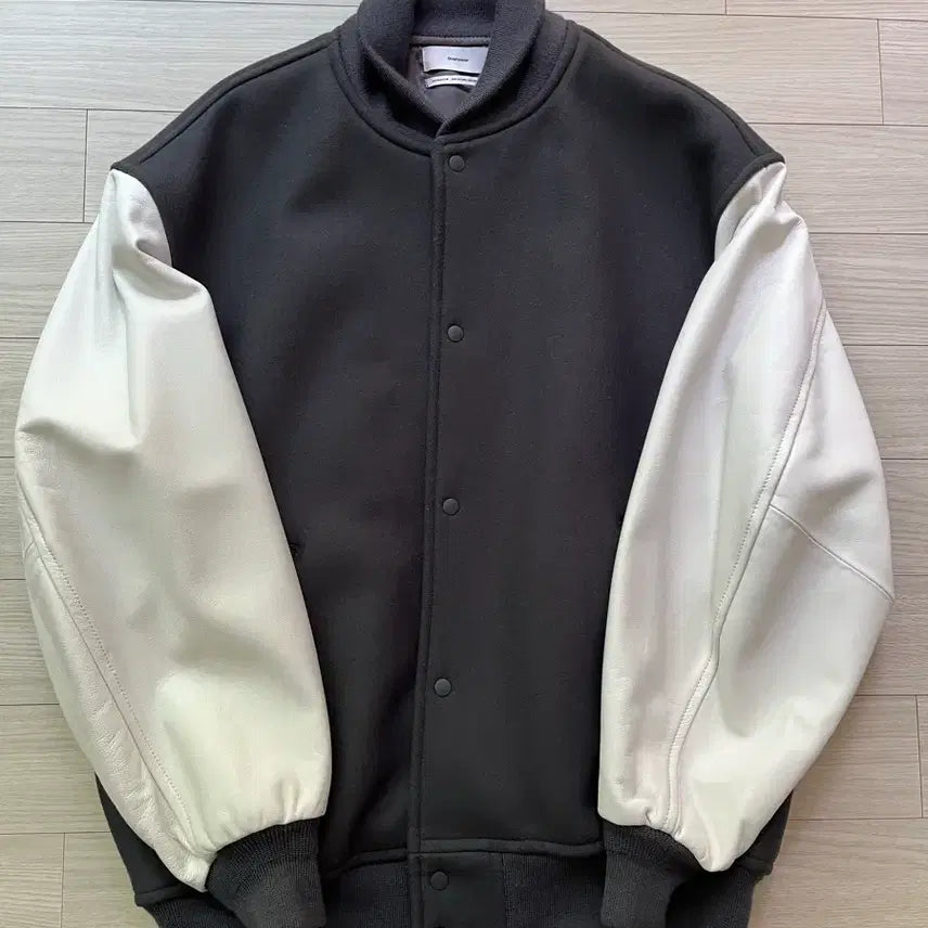 [BUNJANG] Graphtpaper Melton Stadium Jacket Size 1 / 그라프페이퍼 멜튼 스타디움 자켓