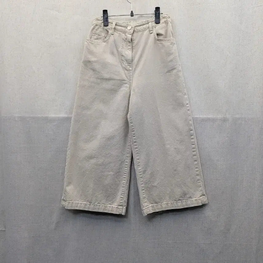 [BUNJANG] Epigram Beige Wide Pants / 에피그램 베이지 컬러 와이드 팬츠