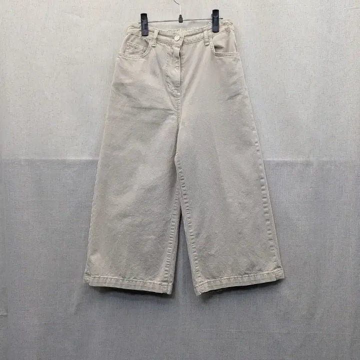 [BUNJANG] Epigram Beige Wide Pants / 에피그램 베이지 컬러 와이드 팬츠