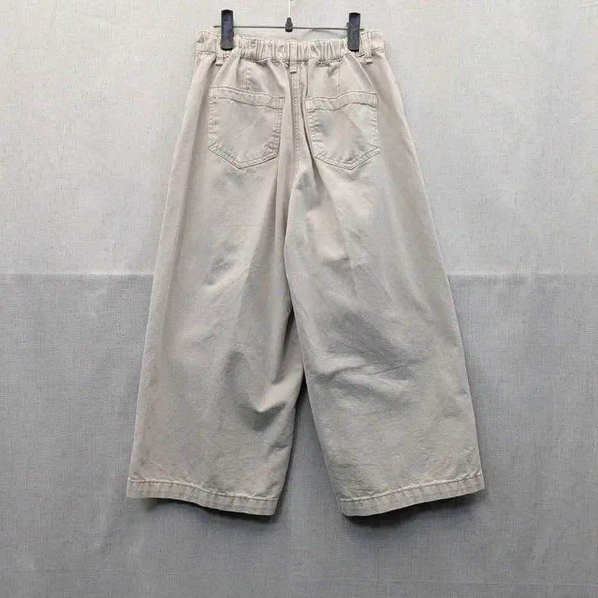 [BUNJANG] Epigram Beige Wide Pants / 에피그램 베이지 컬러 와이드 팬츠