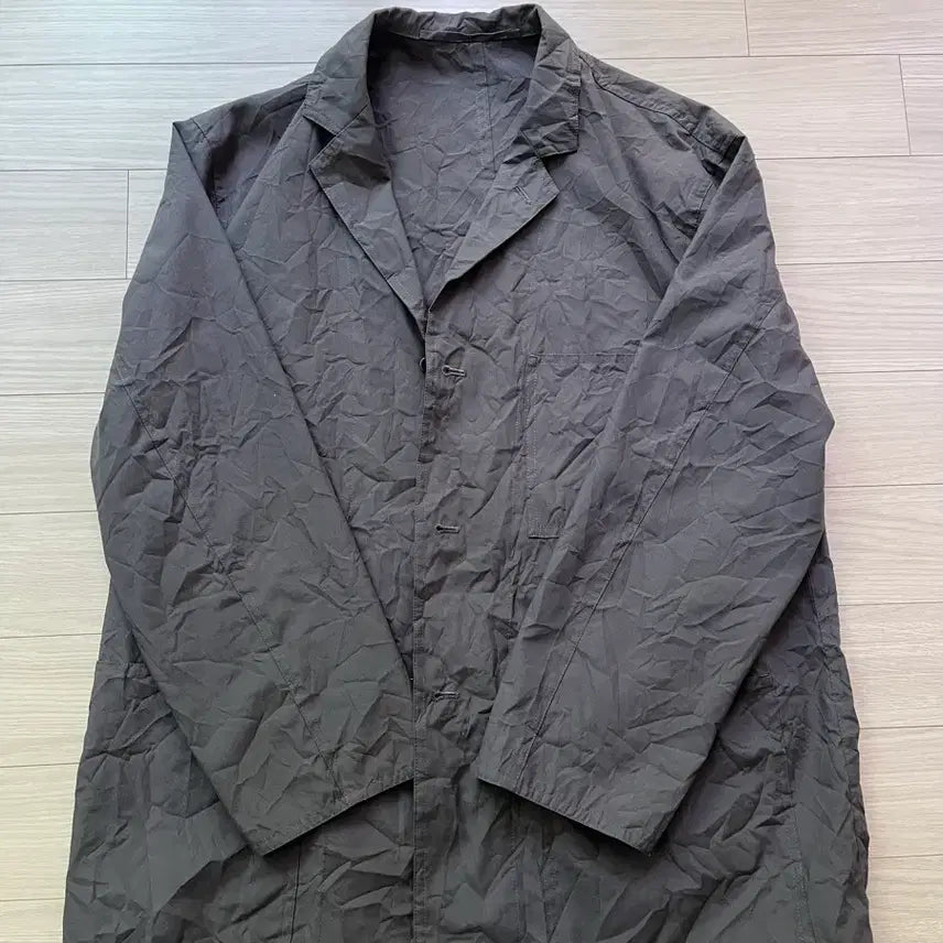 [BUNJANG] Graphpaper Wrinkled Setup Grey / 그라프페이퍼 링클드 셋업