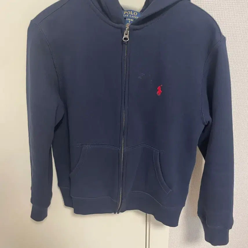 [BUNJANG] Polo Ralph Lauren Navy Hooded Zip-Up Jacket / 폴로 랄프로렌 네이비 후드집업