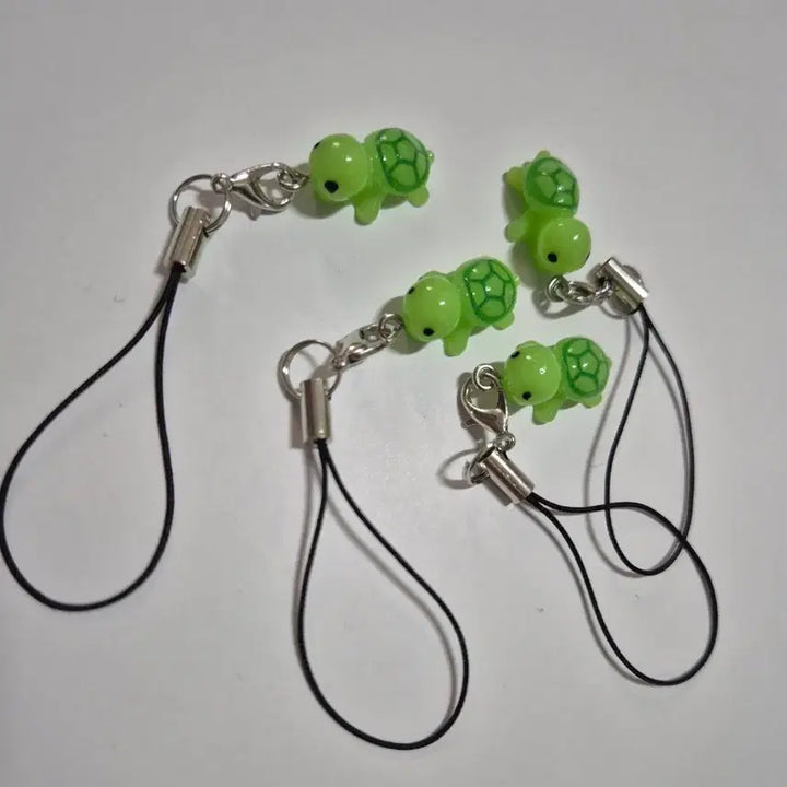 [BUNJANG] Lucky Turtle Charm Keychain / 행운의 거북이 키링