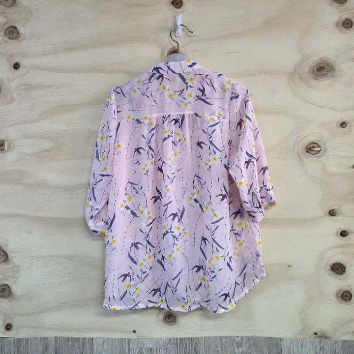 [BUNJANG] Flower Pattern Chiffon Blouse / 175) 플라워패턴 쉬폰 블라우스