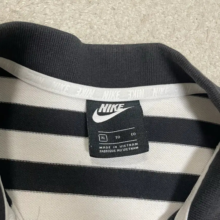 [BUNJANG] Nike Stripe Short Sleeve Polo Shirt XL / 나이키 스트라이프 반팔 카라티 xl