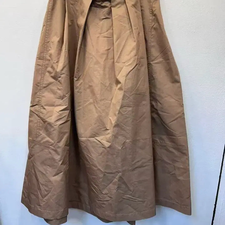 [BUNJANG] SHESMISS Beige Pleated Long Skirt Size 55 / SHESMISS 베이지 플리츠 롱 스커트 55사이즈