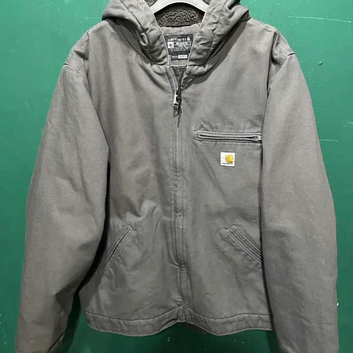 [BUNJANG] Carhartt WIP Duck Active Hoodie Jacket Grey XL / 칼하트 덕액티브 후드자켓 그레이XL