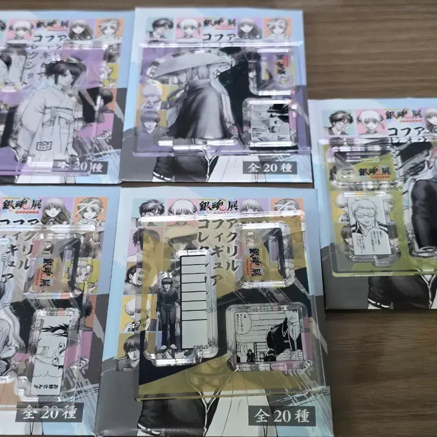 [BUNJANG] Gintama Acrylic Figure Standees Tae, Mutsu, Kondo, Yamazaki, Ito / 은혼전 피겨 아크릴 타에 무츠 곤도 야마자키 이토