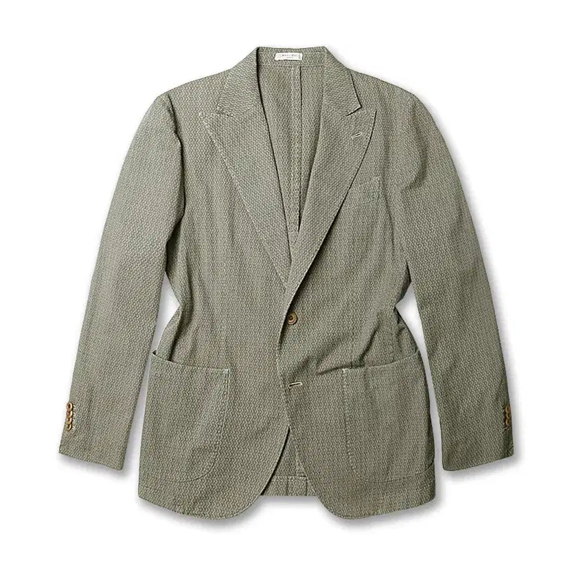 [BUNJANG] Boglioli Unique Pattern Unconstructed Wool Blend Blazer / 볼리올리 [Boglioli] 유니크 패턴 이태리 밀라노 파시니 자켓