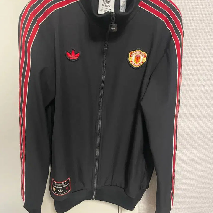 [BUNJANG] Adidas Manchester United Black Track Top Jersey / 아디다스 맨유 블랙 트랙탑 저지
