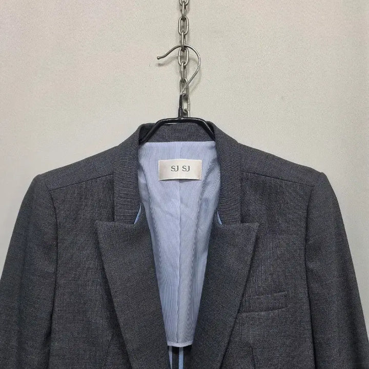 [BUNJANG] SJSJ Charcoal Grey Jacket / SJ SJ 여성 차콜 그레이 자켓