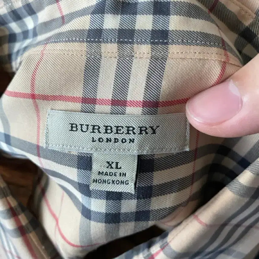 [BUNJANG] Burberry Nova Check Short Sleeve Shirt XL / 버버리 정품 노바체크 반팔 셔츠 XL