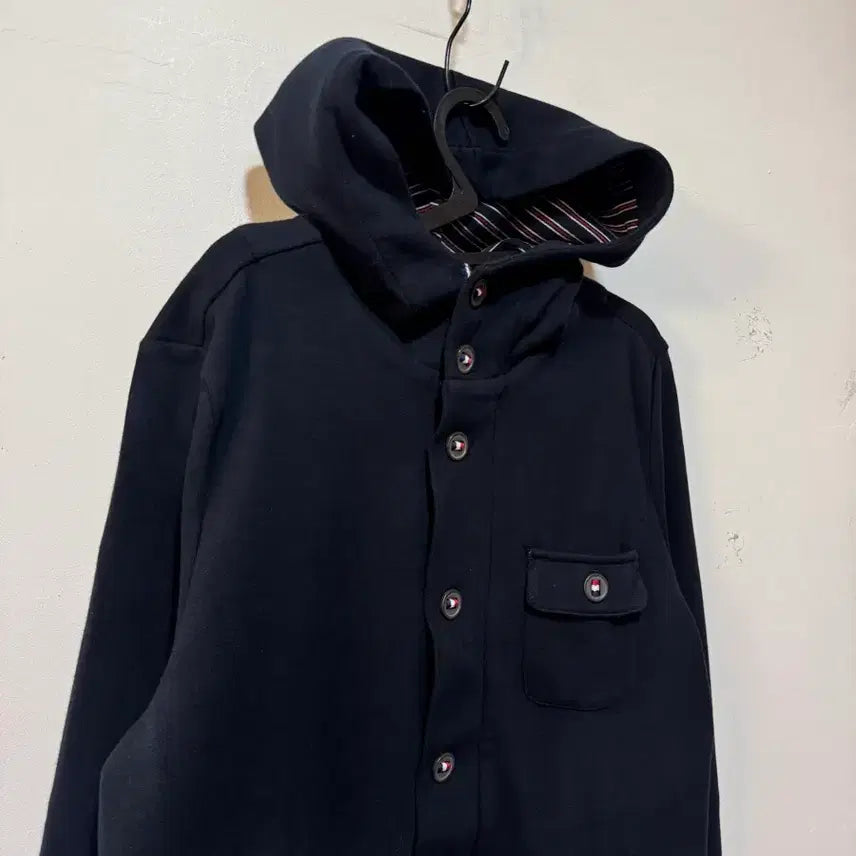 [BUNJANG] Beams Heart Navy Hoodie Zip-up L / 빔즈하트 네이비 후드 집업 L
