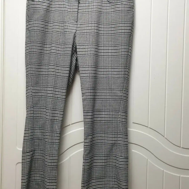 [BUNJANG] Check Pattern Bootcut Pants / ing 체크 패턴 부츠컷 팬츠