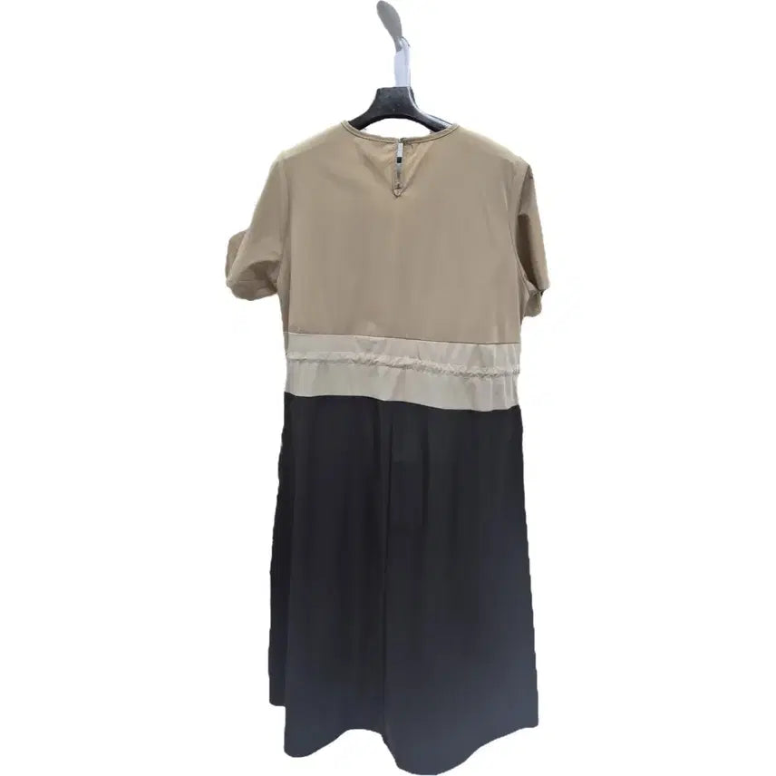 [BUNJANG] Color Block String Adjustable Dress / 배색 끈 조절 원피스