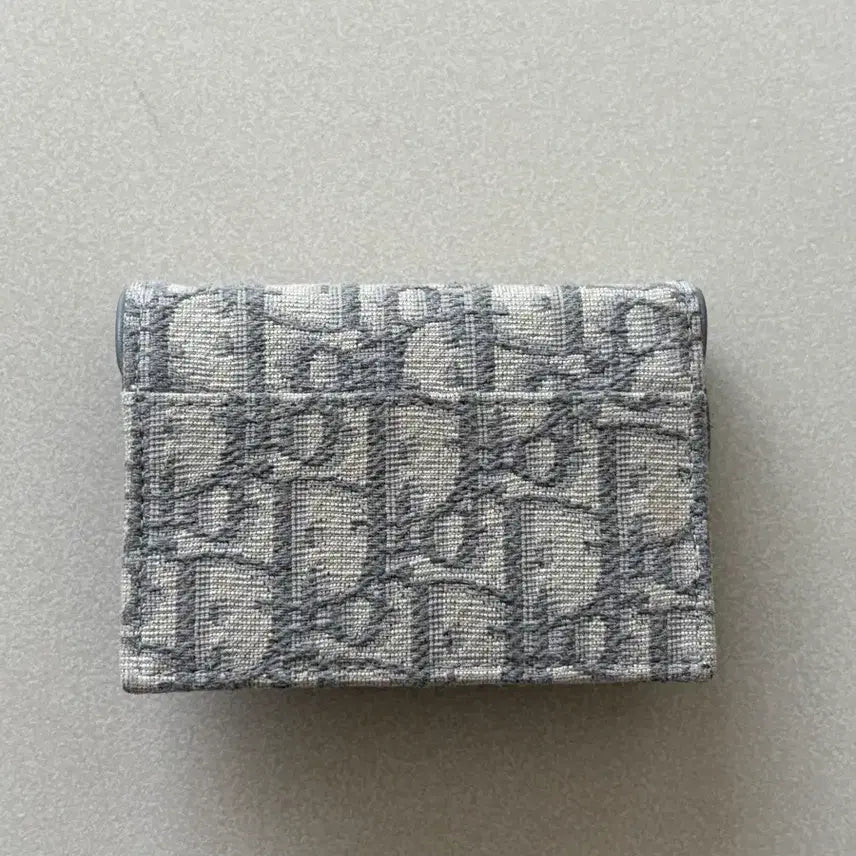 [BUNJANG] Dior Oblique Card Holder Grey / 디올 오블리크 카드지갑 그레이