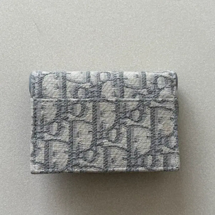 [BUNJANG] Dior Oblique Card Holder Grey / 디올 오블리크 카드지갑 그레이