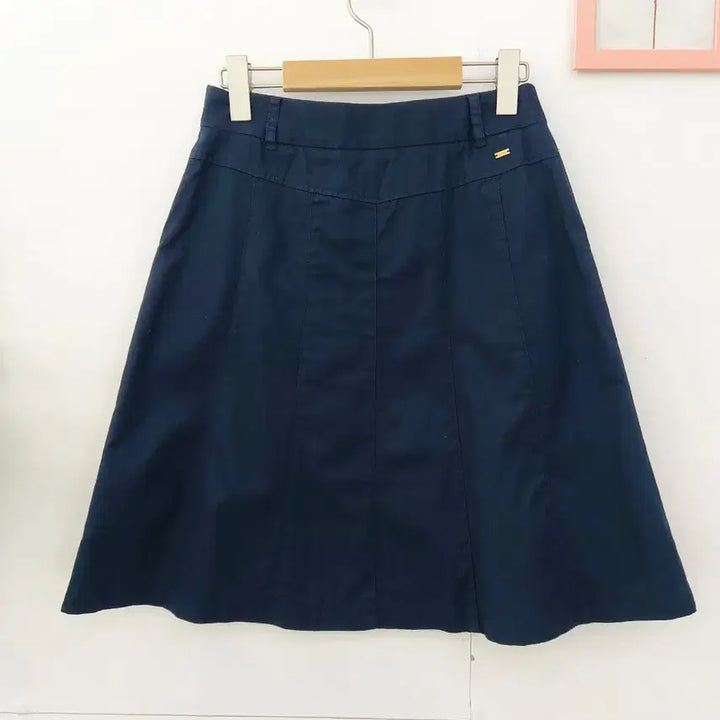 [BUNJANG] Tommy Hilfiger Navy A-Line Midi Skirt / 타미힐피거 네이비 A라인 스커트 55