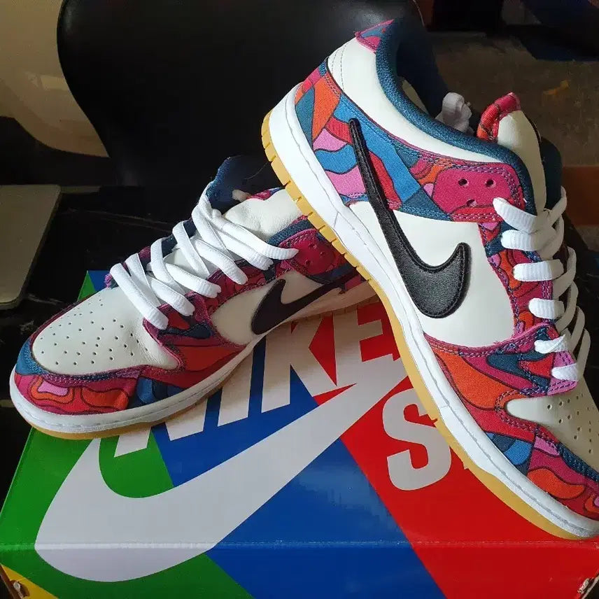 [BUNJANG] Nike x Parra SB Dunk Low Pro Abstract Art Sneakers (280mm) / 나이키xParra SB 덩크 로우 프로 앱스트랙트 아트 280mm 팝니다