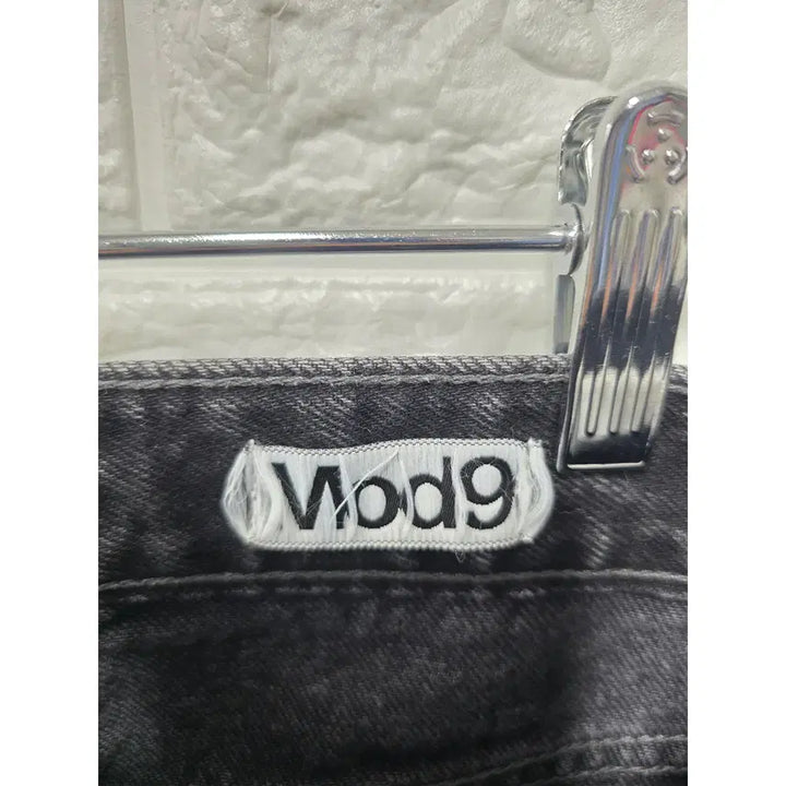 [BUNJANG] Mod Nine 32-Inch Black Denim Pants D100 / 32인치 모드나인 mod9 블랙데님팬츠 흑청바지 D100
