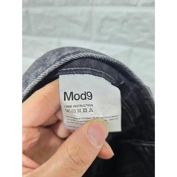 [BUNJANG] Mod Nine 32-Inch Black Denim Pants D100 / 32인치 모드나인 mod9 블랙데님팬츠 흑청바지 D100