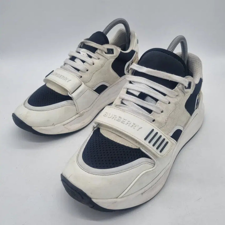 [BUNJANG] Burberry Mesh Suede Vintage Check Cotton Sneakers Men&