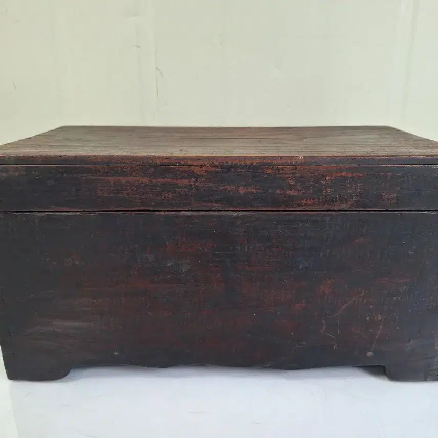 [BUNJANG] Antique Wooden Inkstone Box for Calligraphy / 근대사 수집 자료 옛날 민속품 나무 붓글씨 서예 벼루함