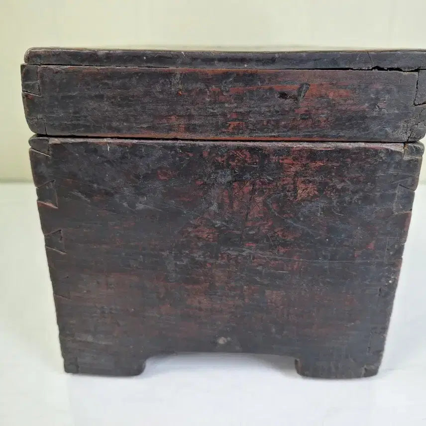 [BUNJANG] Antique Wooden Inkstone Box for Calligraphy / 근대사 수집 자료 옛날 민속품 나무 붓글씨 서예 벼루함