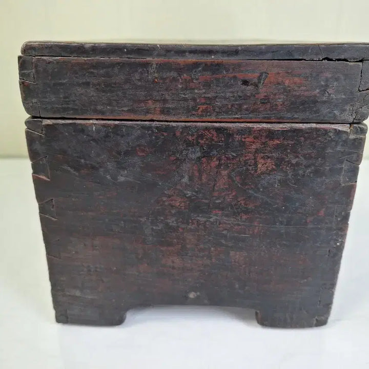 [BUNJANG] Antique Wooden Inkstone Box for Calligraphy / 근대사 수집 자료 옛날 민속품 나무 붓글씨 서예 벼루함