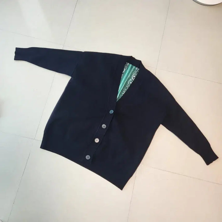 [BUNJANG] Sandro V-Neck Oversized Knit Cardigan / 산드로 브이넥 오버핏 니트 가디건