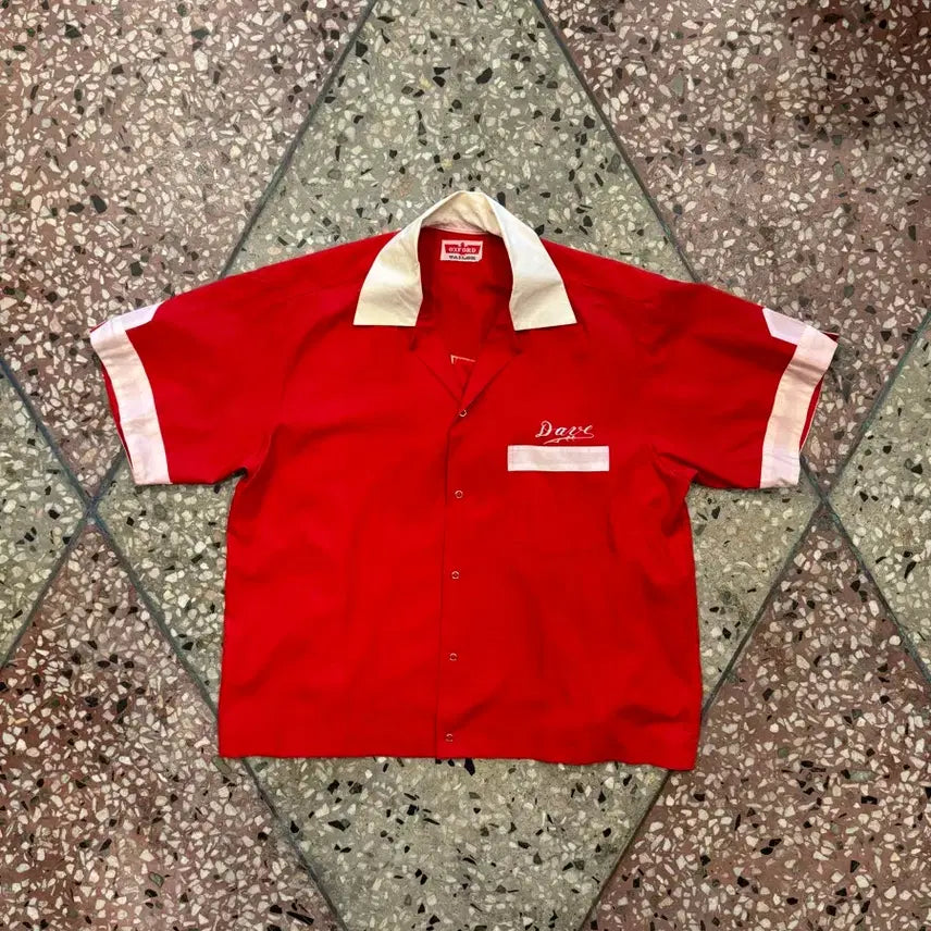 [BUNJANG] Falstaff Okinawa Naha Bowling Shirt (L) / 50s Falstaff Okinawa Naha 볼링셔츠 (L)