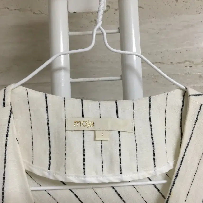 [BUNJANG] Maje Linen Button Long Dress Size 55 / Maje 마쥬 린넨 버튼 롱 원피스 55