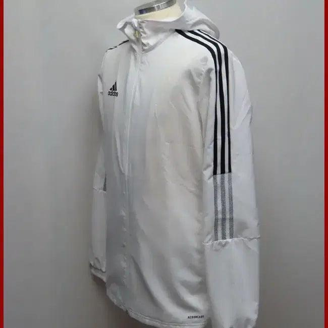 [BUNJANG] Adidas White Windbreaker Size 95 / 아디다스/하얀색 바람막이/95사이즈/따봉구제(F-15)