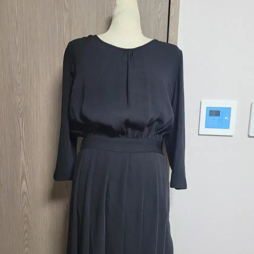 [BUNJANG] ORR Black Long Flare Dress / 오르 고급스런 블랙 롱 플레에 원피스  하객룩