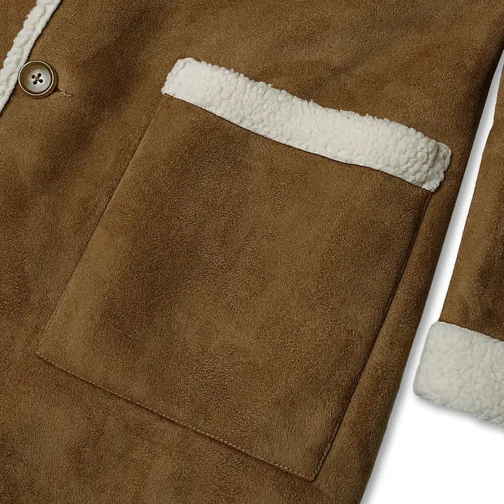 [BUNJANG] Beams Basic &amp; Exciting Shearling Coat / 빔즈 [Beams] 베이직 &amp; 익사이팅 무스탕 코트 시어링 자켓