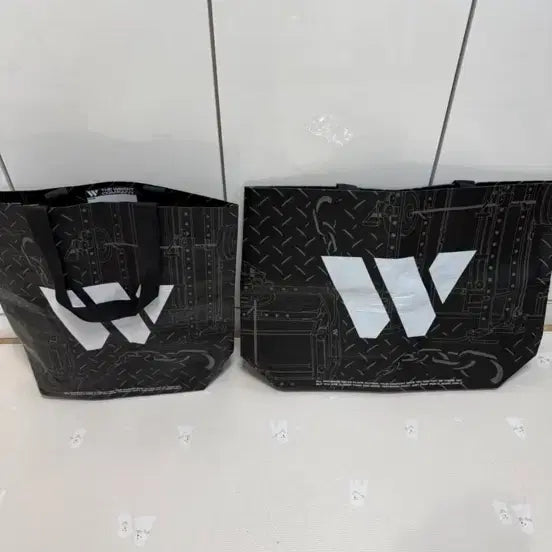 [BUNJANG] The Way Company Reusable Bag Set (M + L) / 더웨이컴퍼니 리유저블백 M+L 세트