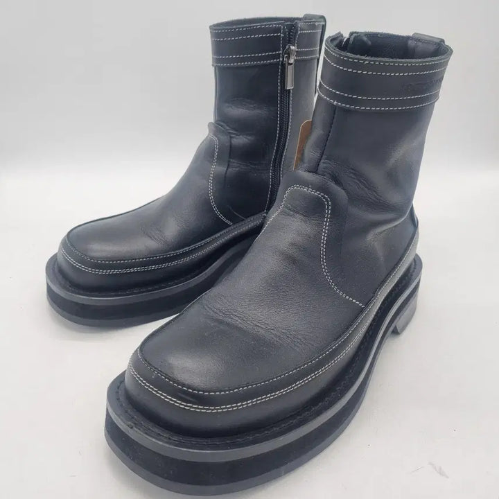 [BUNJANG] Lostgarden Aion Black Leather Sneakers Men&