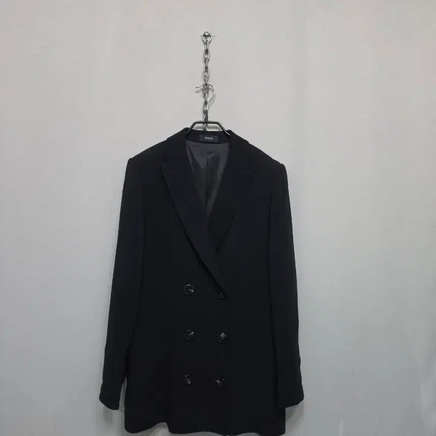 [BUNJANG] Theory Double Button Black Jacket / Theory 띠어리 블랙 더블 버튼 자켓