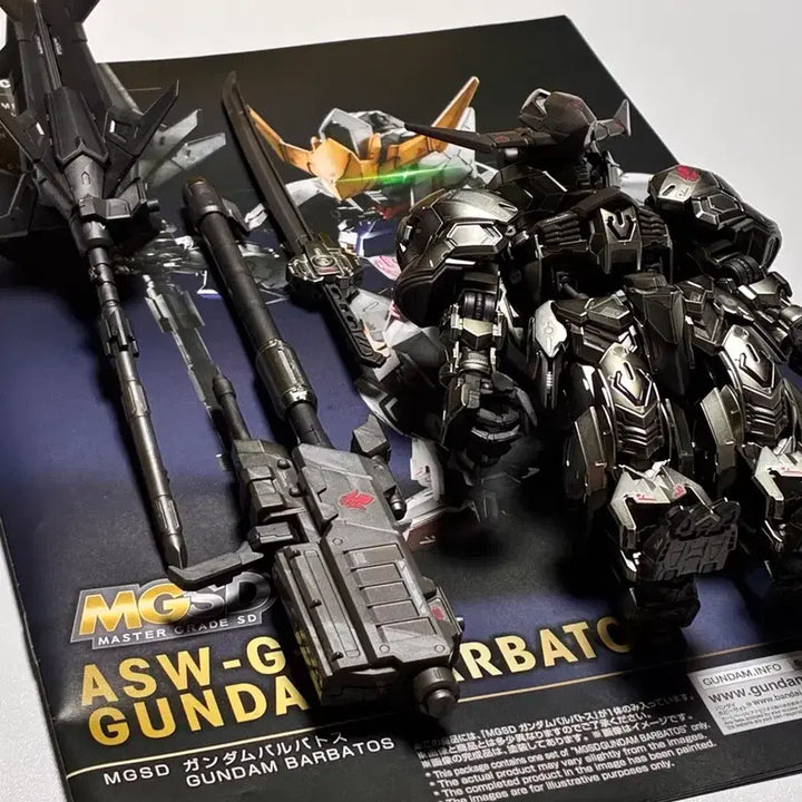 [BUNJANG] MGSD Barbatos Iron Blood Assembly Kit / MGSD 발바토스 아이언블러드 조립, 데칼 작