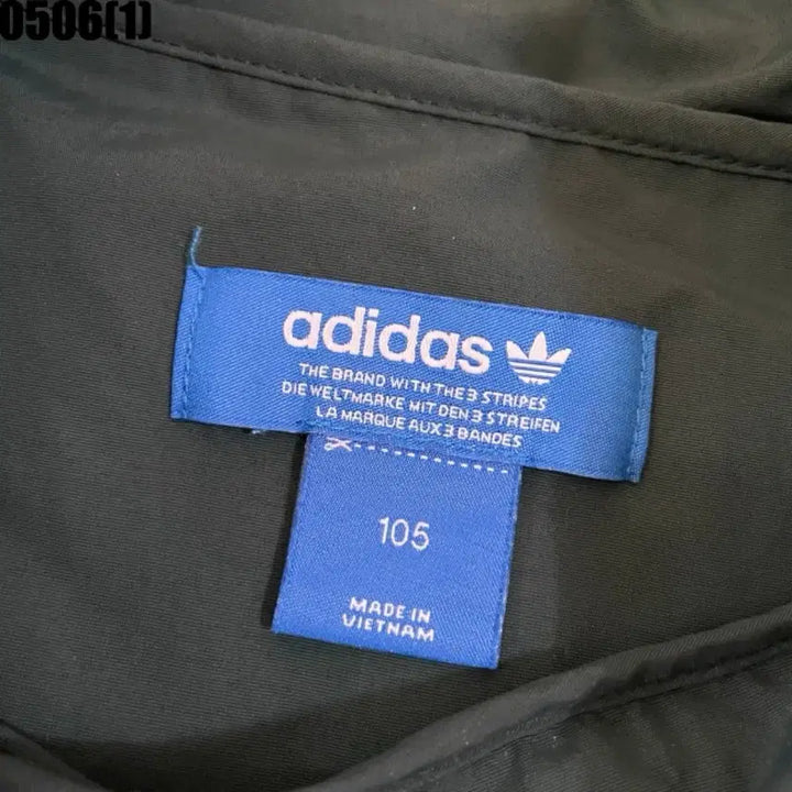 [BUNJANG] Adidas Green Anorak Hoodie Windbreaker / 아디다스 그린 아노락 후드 바람막이
