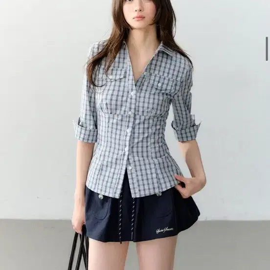 [BUNJANG] Dearmykiko Plaid Shirt / 디어마이키코 체크셔츠 Dearmykiko