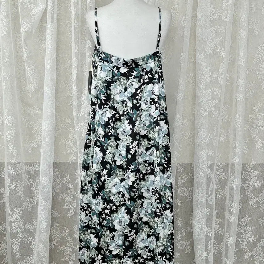 [BUNJANG] KUOSE Flower Bustier Dress - Black / L) 새상품 쿠오세 KUOSE 플라워 뷔스티에 원피스 블랙