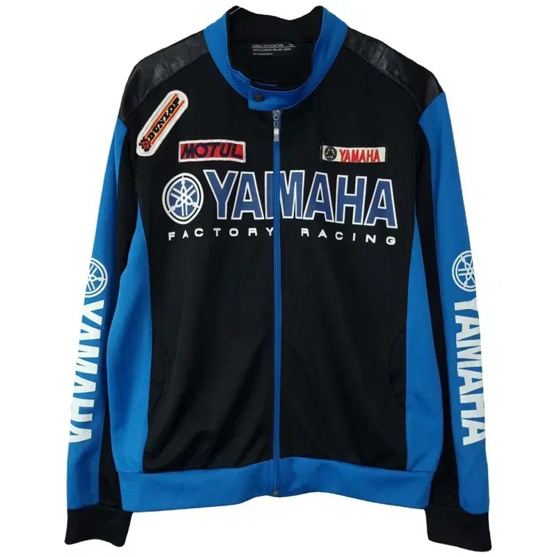 [BUNJANG] Yamaha Multi Logo Racing Zip-Up Jacket / 야마하 멀티 로고 레이싱 집업 자켓 M20415