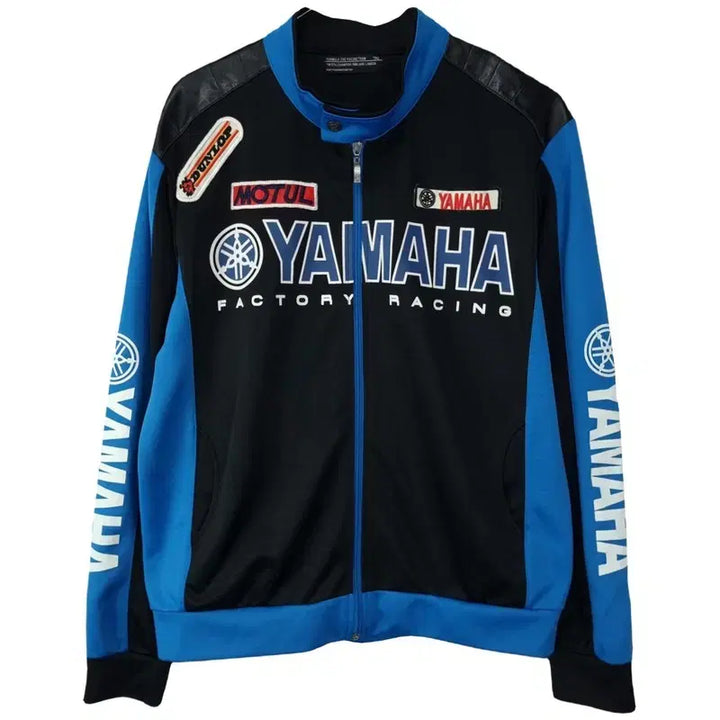 [BUNJANG] Yamaha Multi Logo Racing Zip-Up Jacket / 야마하 멀티 로고 레이싱 집업 자켓 M20415