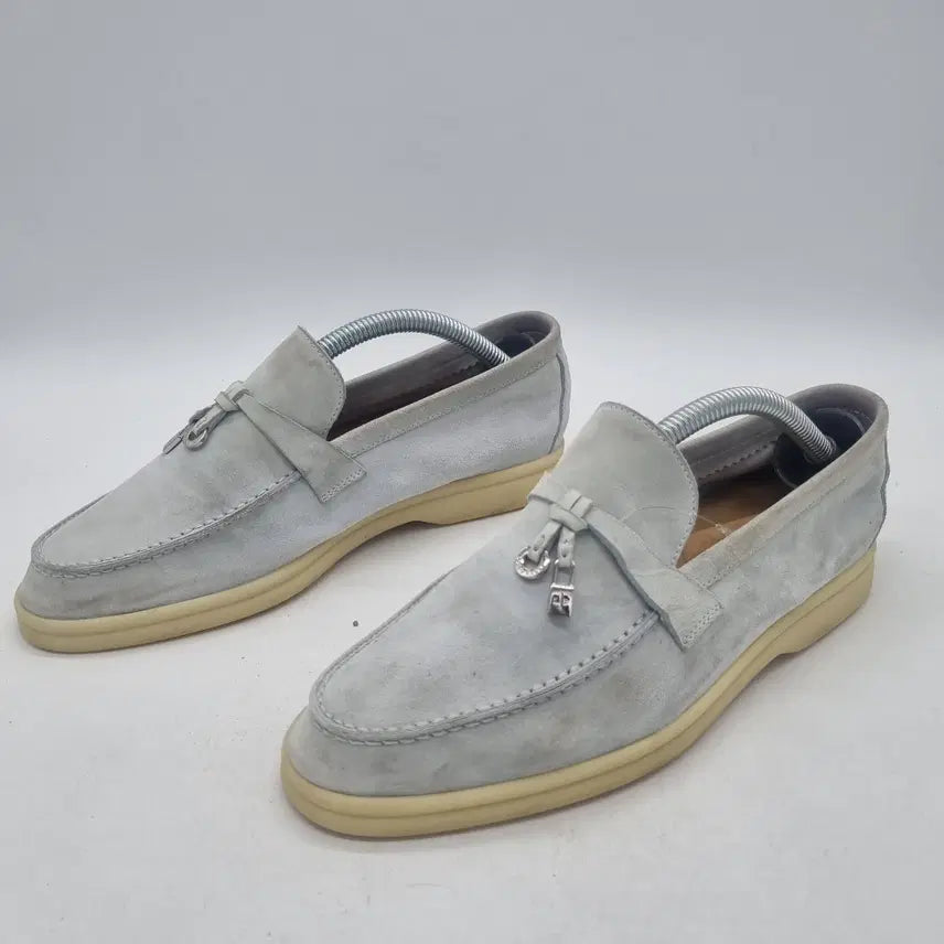[BUNJANG] Loro Piana Summer Walk Light Grey Suede Women&