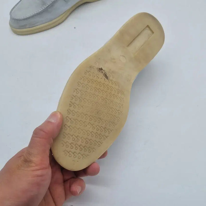 [BUNJANG] Loro Piana Summer Walk Light Grey Suede Women&
